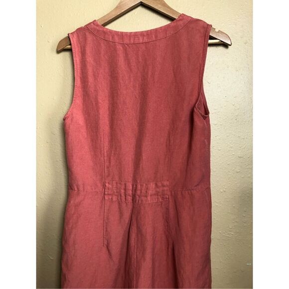 a new day women linen blend jumpsuit size small - Picture 8 of 13
